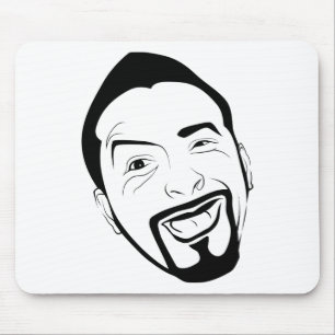 Der amüsierte Koksmann Mousepad