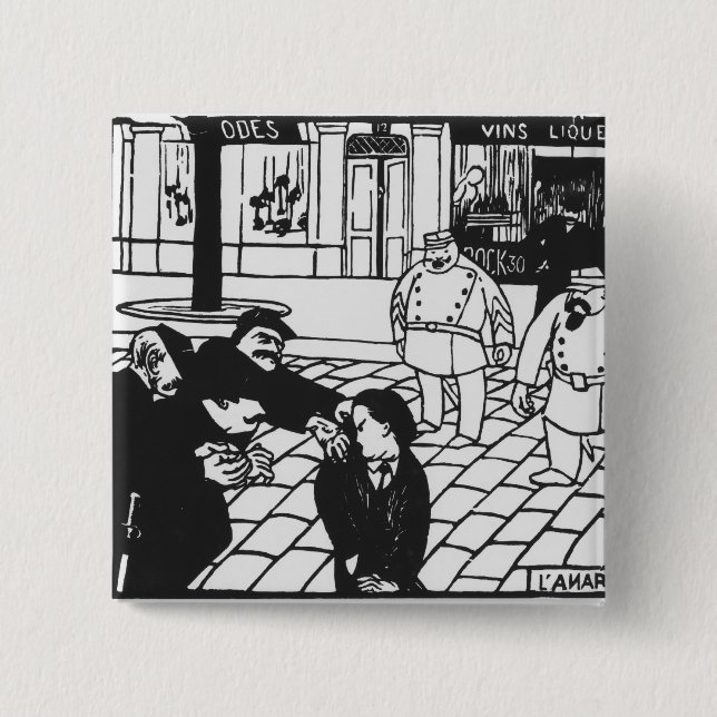 Der Anarchist, 1892 Button (Vorderseite)