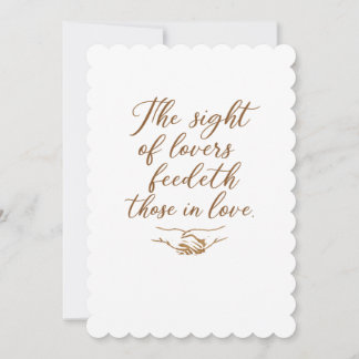 Der Anblick der Liebenden Save The Date