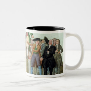 Der Anfang der Französischen Revolution Zweifarbige Tasse