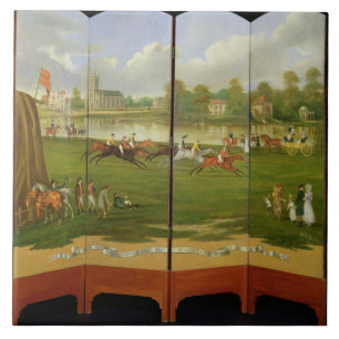 Der Anfang des Rennens für die Clarence Goldschale Fliese