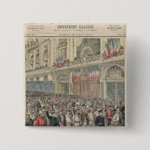 Der Anfang des Straßenrennens Button