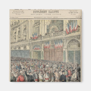 Der Anfang des Straßenrennens Magnet