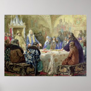 Der Anfang von Kirchen-Uneinigkeit in Russland Poster