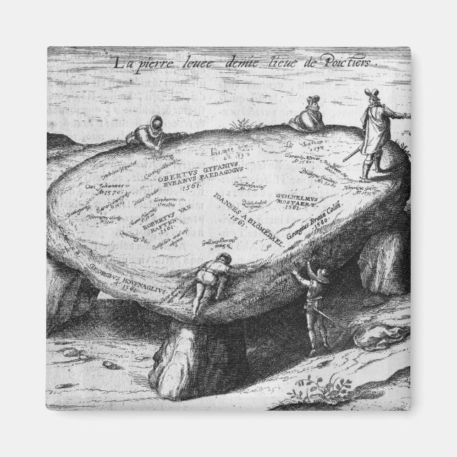 Der angehobene Stein, Abbildung aus Magnet (Vorne)