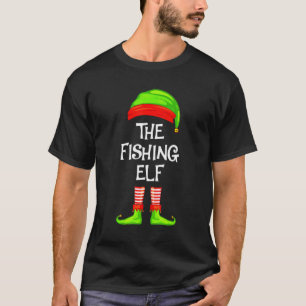 Der Angel-Elf Ich bin der Fischmann-Elf Angel-Wei T-Shirt