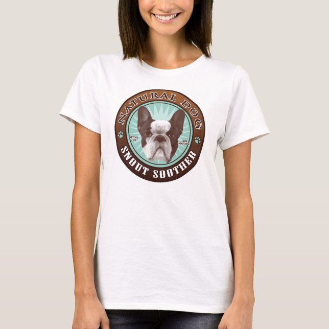 Der angepasste T - Shirt Frauen NATURAL DOG (Vorderseite)