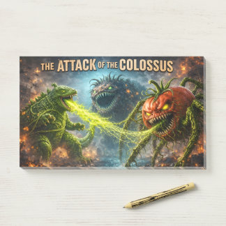 Der Angriff der Colossus Mutant-Veggie großen pos Post-it Klebezettel