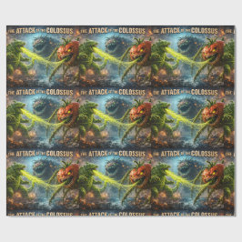 Der Angriff der Koloss-Mutantenveggie 40 Mat Wr Geschenkpapier