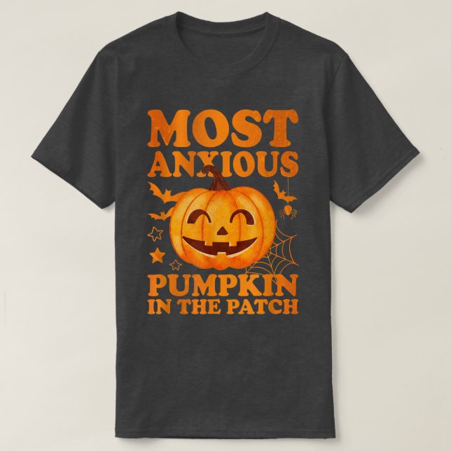 Der ängstlichste Pumpkin im Patch 2570 T-Shirt (Design vorne)