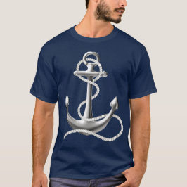 Der Anker nautischer T - Shirt