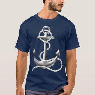 Der Anker nautischer T - Shirt