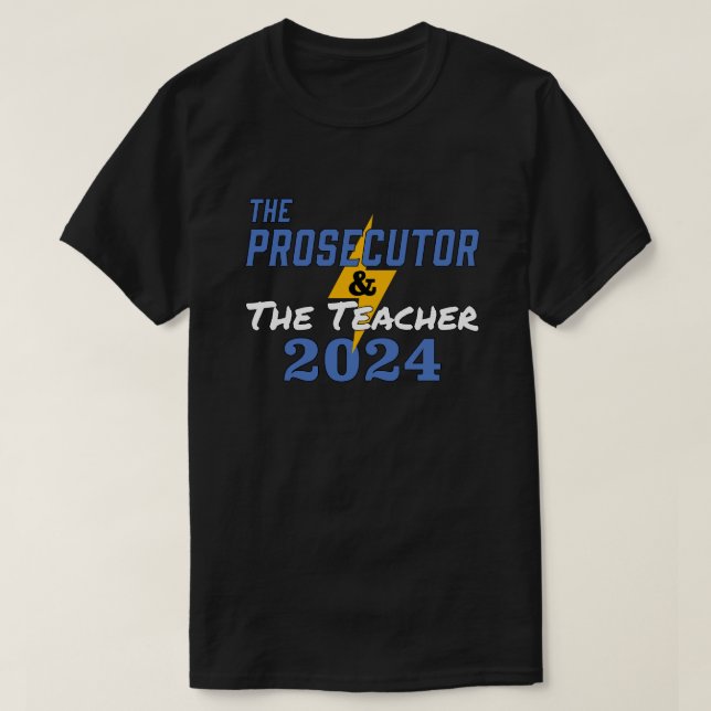 Der Ankläger und Lehrer Harris Walz 2024 T-Shirt (Design vorne)