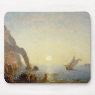 Der Anruf der Sirenen (Öl auf Leinwand) Mousepad