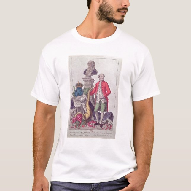 Der Anruf von Jacques Necker am 16. Juli 1789 T-Shirt (Vorderseite)