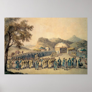 Der Ansatz des Kaisers der China Poster