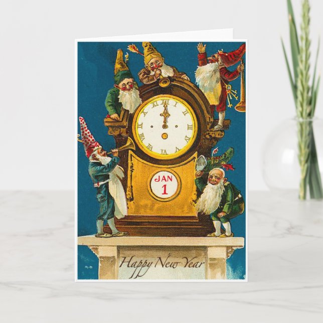 Der Anschlag des Mitternacht Feiertagskarte (Vorderseite)