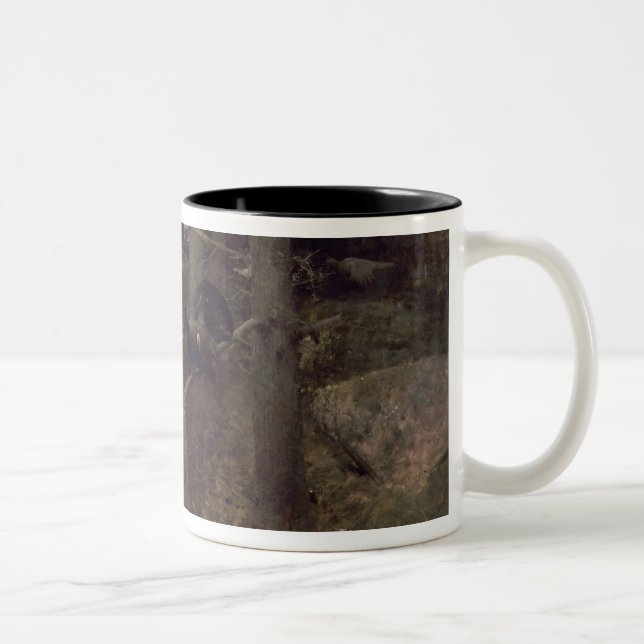 Der Anschluss der Auerhühner, 1888 Zweifarbige Tasse (Rechts)