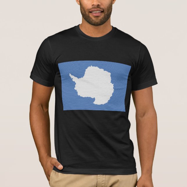 Der Antarktis Flagge T-Shirt (Vorderseite)