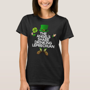 Der Anteil des Engels an Getränkedosen Leprechuan T-Shirt