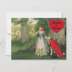 Der Antrag von Sir James Dromgole Linton Postkarte