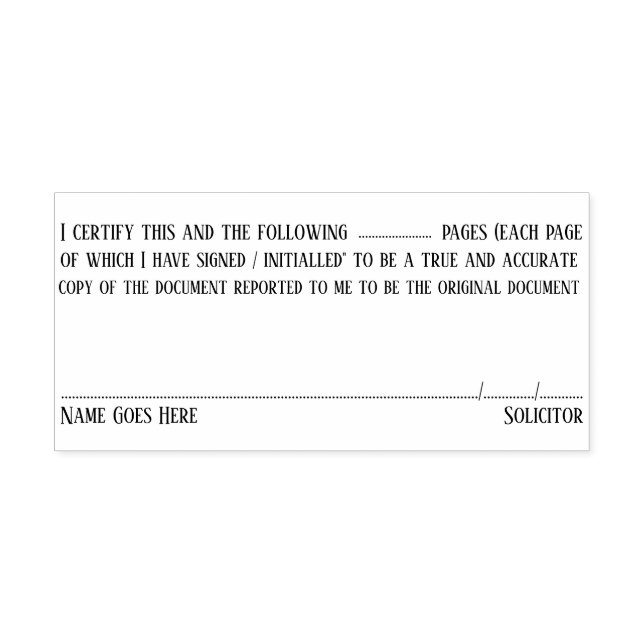 Der Anwalt bestätigt die Seiten des Dokuments, wah Permastempel (Design)