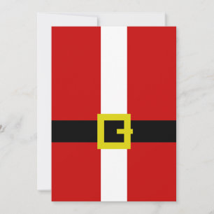 Der Anzug des Weihnachtsmanns Einladung