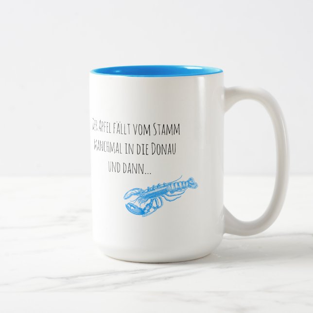 Der Apfel / Deutsche Tasse (Rechts)