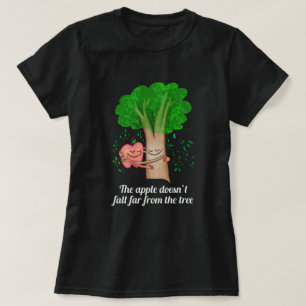Der Apfel fällt nicht weit vom Baum niedlich T-Shirt