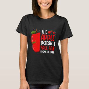 Der Apfel fällt nicht weit vom Baumapfel-Bild T-Shirt