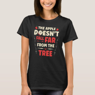 Der Apfel fällt nicht weit vom Baumapfel-Bild T-Shirt