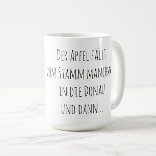 Der Apfel / German Mug Kaffeetasse