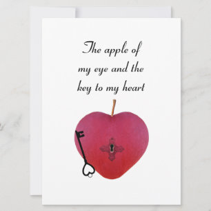 Der Apfel meines Auges und der Schlüssel zu meinem
