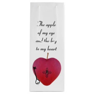 Der Apfel meines Auges und der Schlüssel zu meinem Geschenktüte Für Weinflaschen