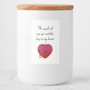 Der Apfel meines Auges und der Schlüssel zu meinem Lebensmitteletikett