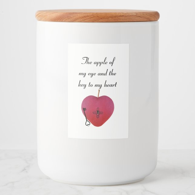 Der Apfel meines Auges und der Schlüssel zu meinem Lebensmitteletikett (Vorderseite)