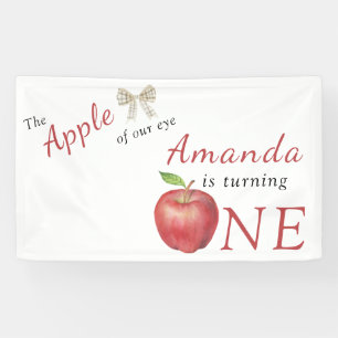 Der Apfel unserer Augen Kindergeburtstag Party Banner