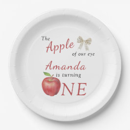 Der Apfel unserer Augen Kindergeburtstag Party Pappteller