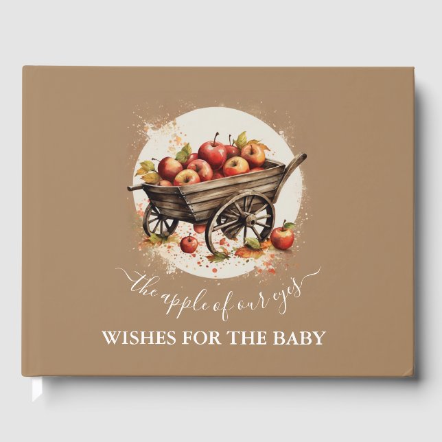 Der Apfel unserer Augenbabydusche Gästebuch (Vorderseite)