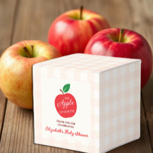 Der Apfel unserer Augenbabydusche Geschenkschachtel