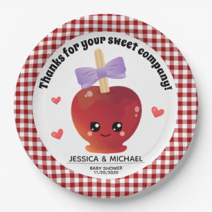 Der Apfel unserer Augenpapierplatte Pappteller