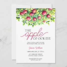 Der Apfel unserer Baby-Dusche aus dem Auge Ernteda Einladung