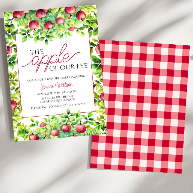 Der Apfel unserer Baby-Dusche aus dem Auge Ernteda Einladung (Von Creator hochgeladen)