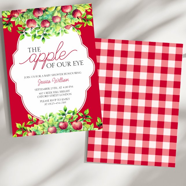 Der Apfel unserer Baby-Dusche aus dem Auge Ernteda Einladung (Von Creator hochgeladen)