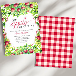 Der Apfel unserer Baby-Dusche aus dem Auge Ernteda Einladung