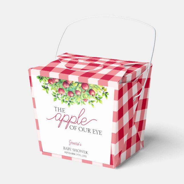 Der Apfel unserer Baby-Dusche aus dem Auge Ernteda Geschenkschachtel (Vorderseite)