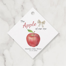 Der Apfel unserer Baby-Dusche Geschenkanhänger