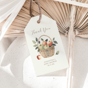 Der Apfel unserer Babydusche Geschenkanhänger