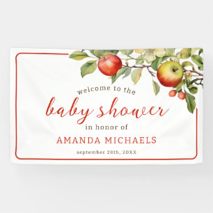 Der Apfel unseres Baby-Duschbanners Banner