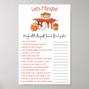 Der Apfel unseres "Eye Let's Mingle Shower Game" Poster